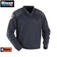 Blauer® Fleece-Lined V-Neck Sweater